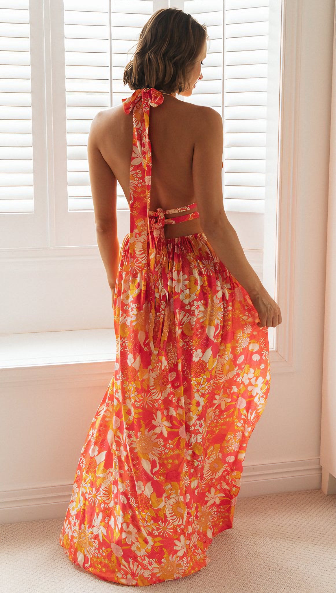 Isla Maxi Tropical Dress