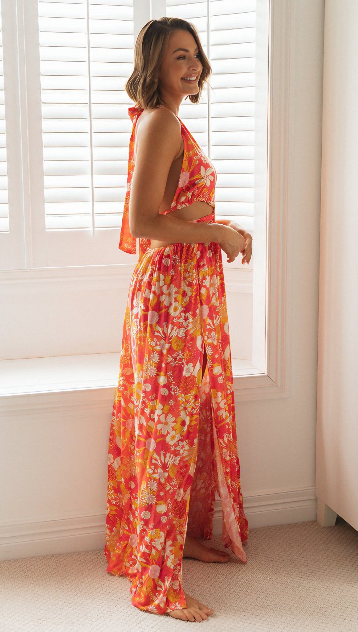 Isla Maxi Tropical Dress