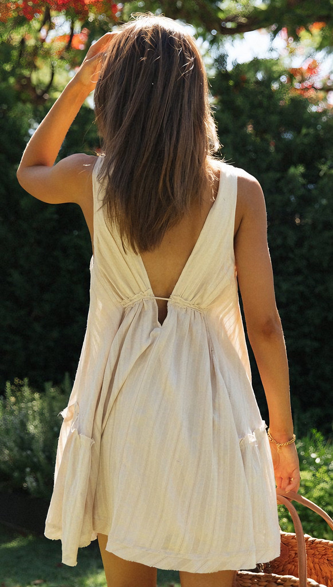 Lila Linen Mini Dress