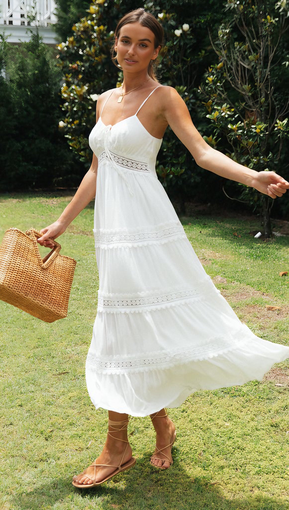 Sienna Lace Maxi Dress
