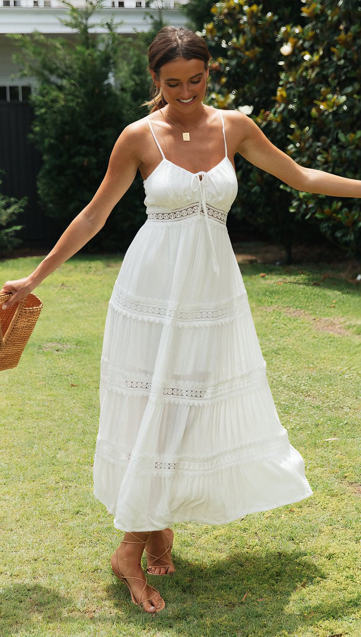 Sienna Lace Maxi Dress