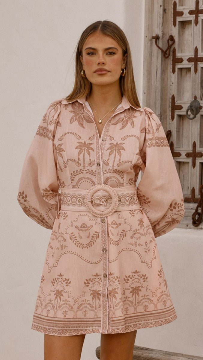 Tamea Long Sleeve Mini Dress
