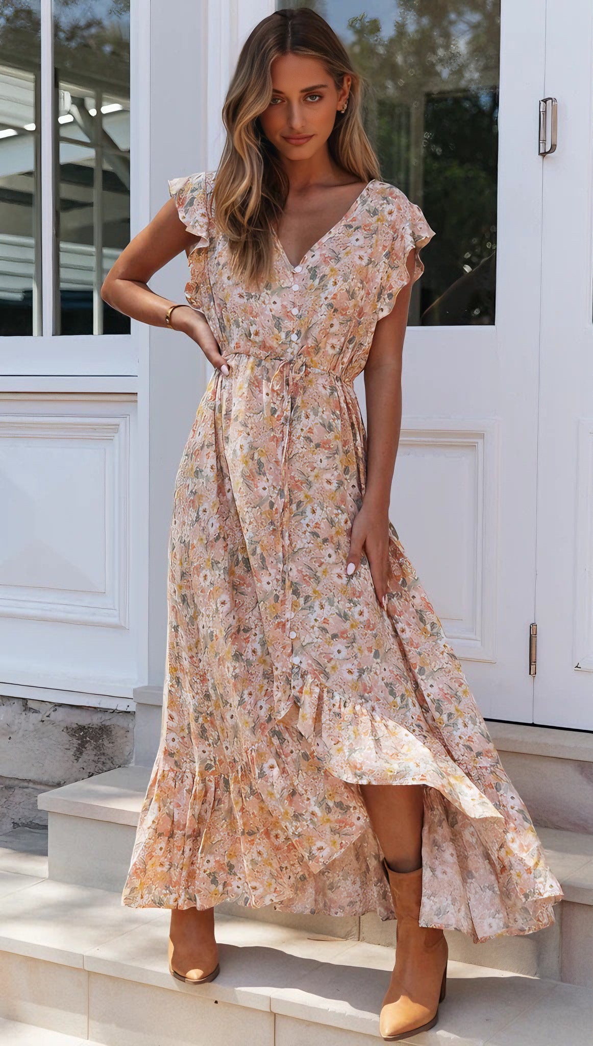Arana Maxi Floral Dress