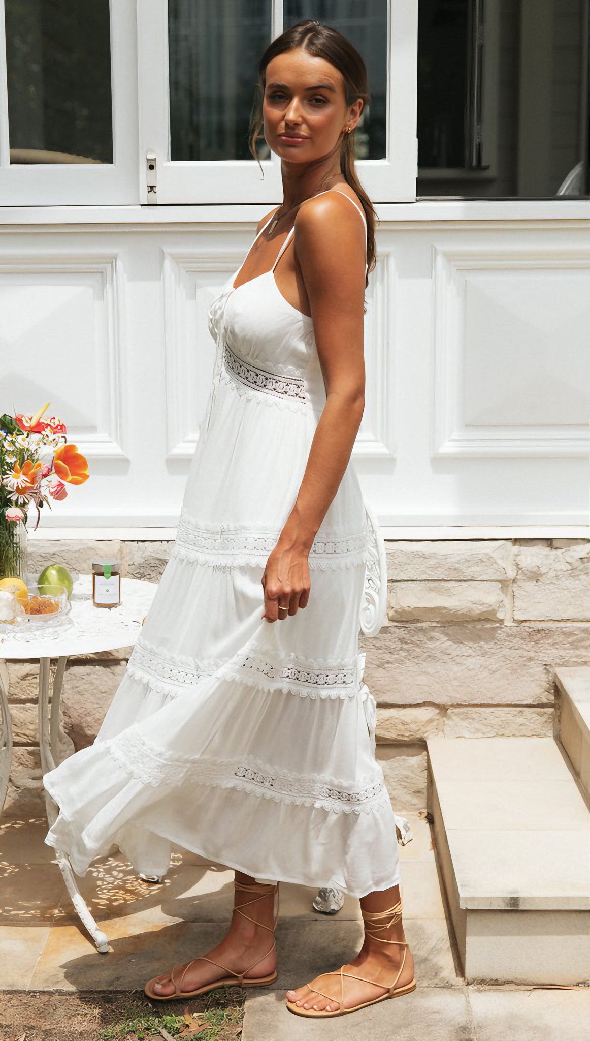 Sienna Lace Maxi Dress