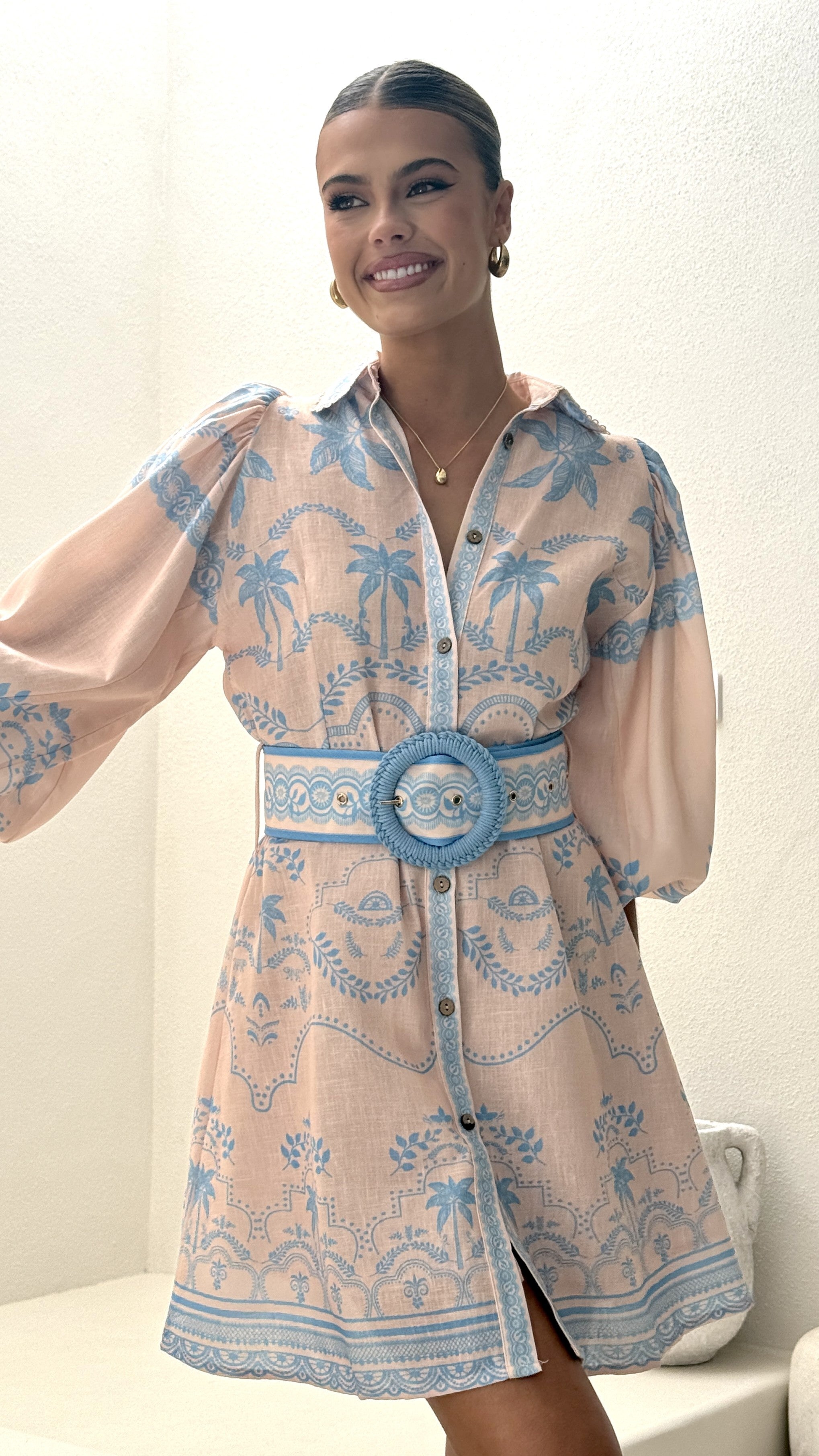 Tamea Long Sleeve Mini Dress